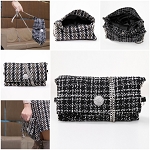 WOOL FABRIC BAG CHANEL STYLE 