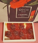  HANDMADE RED SOAPS MIX REGULAR AND WITH FLOWERS ROSE 10 PIECES 
