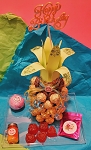 Birthday gift set Handmade chocolate,  champagne,  soaps, bath salt,  bath bomb and mini scrub 