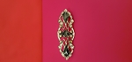 VINTAGE CLASSIC BROOCH WITH FAUX ONIX