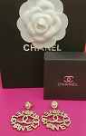 CHANEL PEARL ND CRYSTAL EARRINGS AUTHENTIC FULL SET 