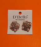 D'BELLO PEARLS AND RHINESTONES WOMEN EARRINGS 