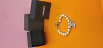 PEARLS BRACELET CHANEL AUTHENTIC PRE OWNED FULL SET 