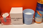 Dolce Gabbana candle Authentic Blue light scented