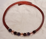 HANDMADE RED FASHION NECKLACE 