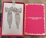Christian Siriano bow earrings 