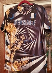 VERSACE BLACK FASHION MEN'S TOP 