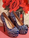 Desire by Jacobies Shoes | Rhinestone Pumps used 73