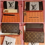 LARGE LV BLACK OR BROWN WITH HANDLE