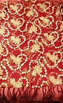 BORDO SPARKLY FASHION WOMEN SCARF WITH FLOWERS ***