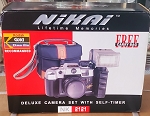 Nikai NK 2121 35MM Camera With Telescopic Flash Self-Timer Great Camera NEW