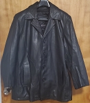 Leather Jacket men's black 