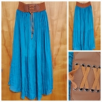 ICY FASHION WOMEN BLUE SKIRT 