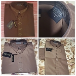 BELLINI FASHION BROWN MEN'S SHIRT 