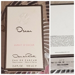 OSCAR DE LA RENTA ESPRIT D'OSCAR EMPTY BOX 