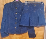 COTLER GIRL SUIT SKIRT FASHION GIRL SET 
