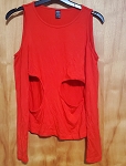 SHEIN RED FASHION WOMEN TOP 