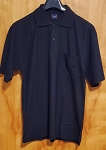  BLACK POLO PIQUET LATINO FASHION MEN'S SHIRT 
