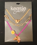 Kensie Necklace 3 in 1