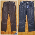 Gap Genuine Leather Pants Mens 