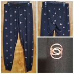 BEBE WOMEN BLACK JOGGERS 