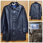 MEN ITALIAN TEXTILE GROUP LEATHER JACKET 