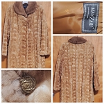 Women  Mink Fur Coat Manzari