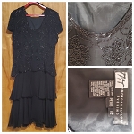 BLACK WOMEN EVENING DRESS MORGAN TAYLOR 