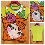 THE CHILDREN PLACE FASHION GREEN GIRL TOP 