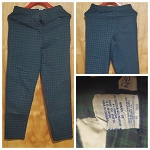 IN DESIGN GREEN STRIPES FASHION GIRL PANTS 