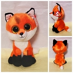Ty Beanie BOO'S 6 INCH MEADOW ORANGE FOX SMALL Plush Animal Toy