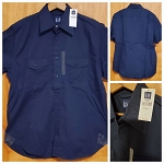 CASUAL MEN'S FASHION GAP SHIRT DARK BLUE 