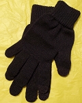 OLD NAVY BLACK UNISEX GLOVES ***