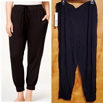 BLACK FASHION WOMEN JOGGERS PLUS SIZE DKNY  