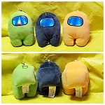 PLUSH STAFF ANIMAL AMONG 3 PIECES SET 