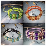 ROYALTY COLLECTION WITH NATURAL GEMSTONE AND CRYSTAL HANDMADE BRACELET 