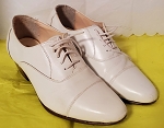 BASINI  WHITE LEATHER MEN'S SHOES 