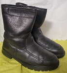 SALAMANDER LEATHER WARM MEN'S FASHION BOOTS 