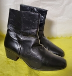 CARLO MORANDI LEATHER MEN'S BOOTS 