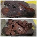 FASHION LEATHER SHOES MEN'S SANDALS 