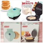  Mini Dash Waffle Maker Hash Browns, Pancakes, Pizza 4” Easy Clean Non-stick