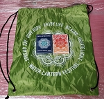 WATER LANTERN FESTIVAL PLAYING CARDS AND BAG BUNDLE