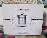 Europe Ware  1200ml Glass Teapot