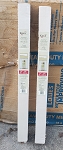 2 KIRSH SUPERFINE TRAVERSE ROD TWO WAY DRAW WHITE 