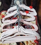 BUNDLE 50 KIDS VELVET PINK HANGERS PRE OWNED ***