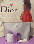 BVLGARI EMIRATES FIRST CLASS TOILETRY BAG AND MINI TRAVEL SET 5 PC
