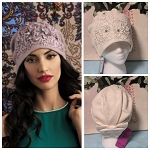 FASHION WHITE WOOL WOMEN HAT DESIGNER COLLECTION ***