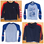 BUNDLE BOYS FASHION TOPS PENGUIN AND LCC WITH LONG SLEEVES 