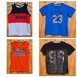 SUMMER FASHION 4PC BOYS TOPS 