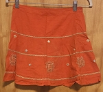 BACK TO MAZAKESH ORANGE GIRL SKIRT 